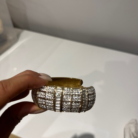 Vintage authentic Swarovski Crystal Cuff Bracelet - Picture 7 of 9